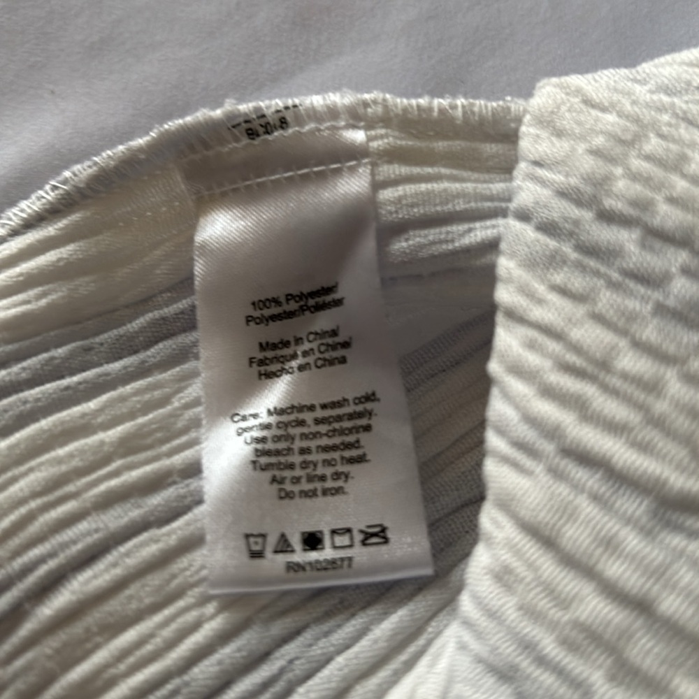 Christopher & Banks White Gray Ribbed Boxy Tank Top - Picture 6 of 6